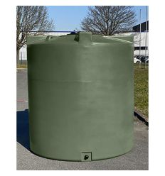 Cuve récupération eau de pluie 5000 L aérienne verte