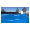 Zoom partie perçage libre de la cuve de stockage eau 5000 L verticale hors sol bleue