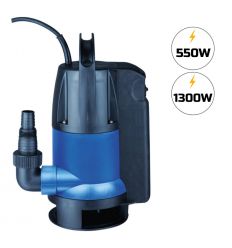 Pompe à eau immergée automatique en PVC de 550W ou 1300W
