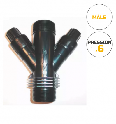 Régulateur de pression pour arrosage goutte à goutte MM