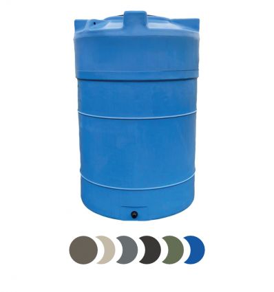 Récupérateur eau de pluie 2000 L aérien bleue en PEHD