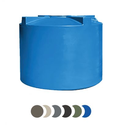 Récupérateur eau de pluie 4000 L aérien taupe en PEHD