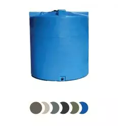 Cuve de stockage d'eau PEHD 5000 L verticale
