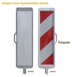 K5C - Balise simple face implantation droite