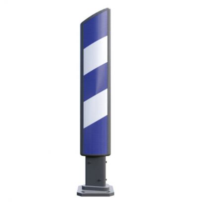 Balise d'obstacle J13 - implantation à droite fixation plastique recyclé