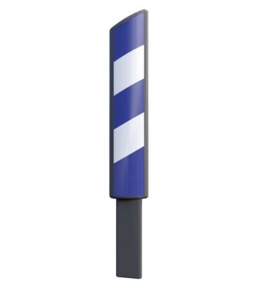 Balise de route - implantation à droite sans fixation