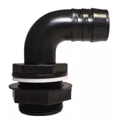 Coude de trop plein pour cuve de stockage d'eau aérienne en PEHD
