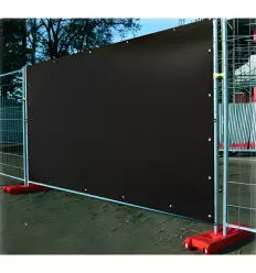 Bâche acoustique chantier