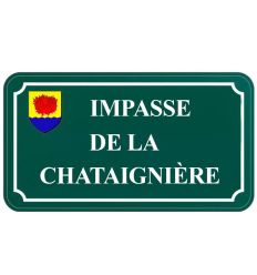 Panneau de rue écriture Times
