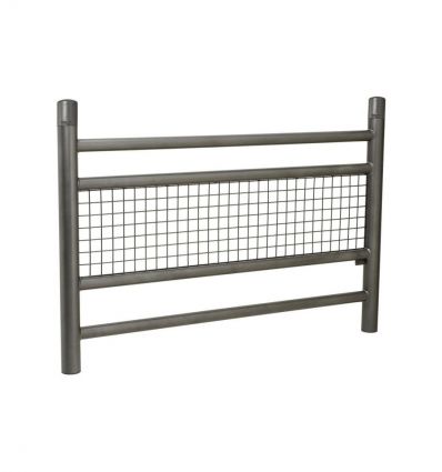 Barrière de ville gris serpent