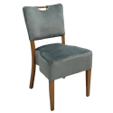 Photo : Chaise Verone Velours gris