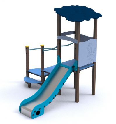 Structure de Jeu escalier en plateforme Aqua