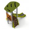 Structure de jeu toboggan en acier pour enfant couleur Terra