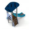 Aire de jeu toboggan enfant acier Aqua