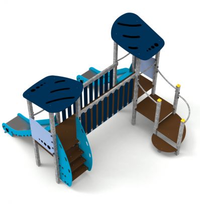 Structure de Jeux Acier Aqua