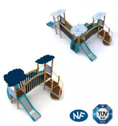 Structure de Jeux Extérieur Bois 