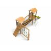 Structure de jeux à grimper en bois