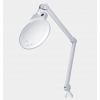 Lampe loupe industrielle bras articulé avec couvercle lentille