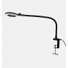 Lampe loupe industrielle bras flexible avec pince fixation