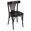 Photo : Chaise en hêtre massif Morzine Wengé