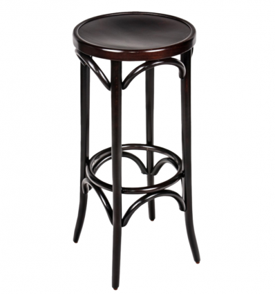 Tabouret bar bois hêtre massif wengé