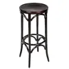 Tabouret bar bois hêtre massif wengé