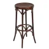 Tabouret bar bois hêtre massif noyer