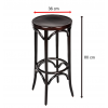 Dimensions tabouret de bar