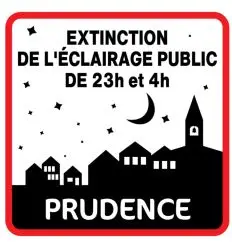 Panneau extinction de l'éclairage public 2