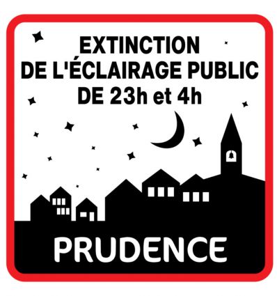 Panneau extinction de l'éclairage public 2
