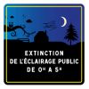 Panneau extinction de l'éclairage public 2