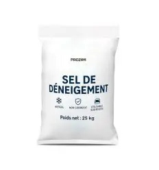 Sel de Déneigement 25 kg en Sac ou Seau