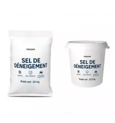 Sel de Déneigement 25 kg en Sac ou Seau