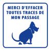 Panneau Déjections Canines Interdites