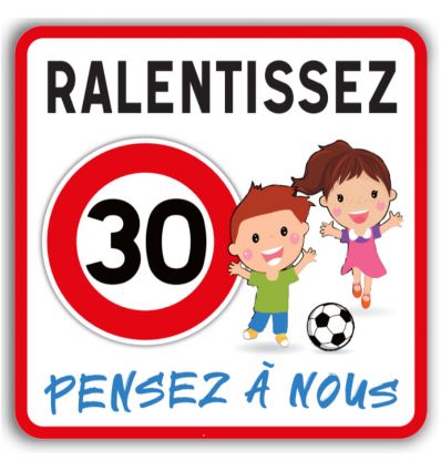 Panneau Prudence École Attention Enfants