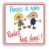 Panneau Prudence École Attention Enfants