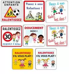 Panneau Prudence École Attention Enfants
