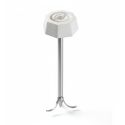 Photo : Borne topographique 30 cm - Octogonale blanche