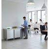 Mise en situation de la table de tri restauration inox 