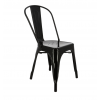 Chaise métal noir