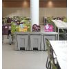 Mise en situation de la table de tri cantine pour enfant	