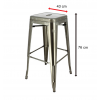 tabouret bar industrielle