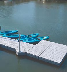 Ponton flottant pour étang​