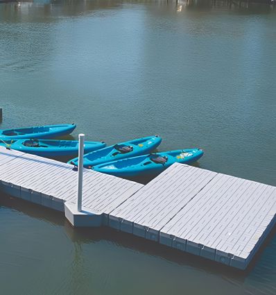 Ponton flottant pour étang​