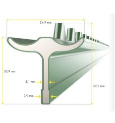 Dimension du piquet T
