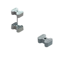 Photo : Connecteurs et ancrages pour ponton flottant Kit connecteurs  (composé de 2 connecteurs, 1 tige longue, 1 outil de vissage et 1 écrou)