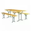 Table brasserie pliante arrondi
