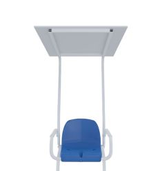 Parasol pour chaise haute surveillance plage de face