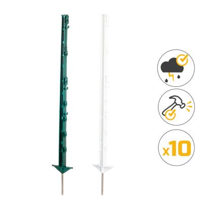 Piquet plastique pour cloture