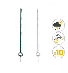 Piquet Clôture Étrier en plastique avec passe-fils